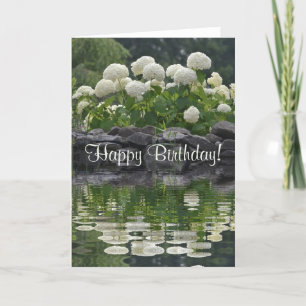 Happy Birthday Hydrangea Card Kaart