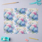 Happy Birthday Hydrangea Floral  Tissuepapier (Craft)