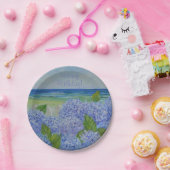 Happy Birthday Hydrangeas door het Zee Papieren Bordje (Feest)