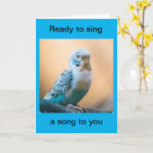 HAPPY BIRTHDAY/I ZAL "ZEGGEN AAN U" KAART (Gele Bloem)