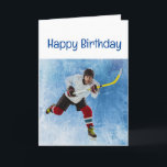 Happy Birthday Ice Hockey Sport Kaart<br><div class="desc">Happy Birthday Ice Hockey Sport</div>