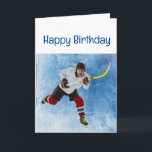 Happy Birthday Ice Hockey Sport Kaart<br><div class="desc">Happy Birthday Ice Hockey Sport</div>