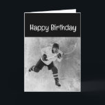 Happy Birthday Ice Hockey Sport Kaart<br><div class="desc">Happy Birthday Ice Hockey Sport</div>
