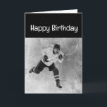 Happy Birthday Ice Hockey Sport Kaart<br><div class="desc">Happy Birthday Ice Hockey Sport</div>