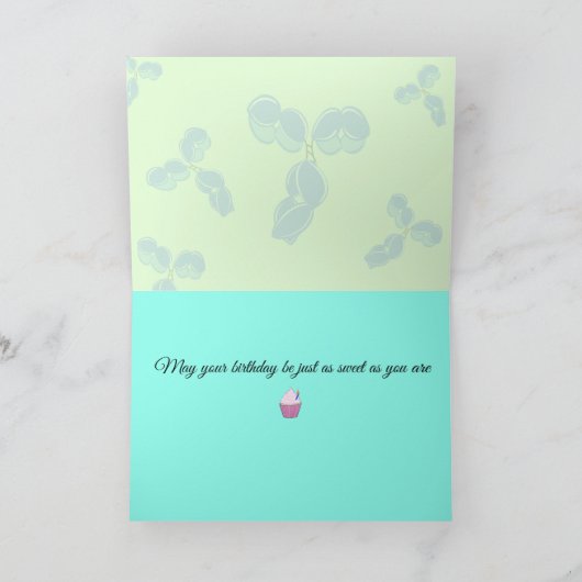 Happy Birthday - IgG - aangepaste bericht Kaart (Binnen)