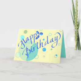 Happy Birthday - IgG - aangepaste bericht Kaart