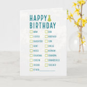 Happy Birthday...ik kocht deze in bulk. Kaart (Gele Bloem)