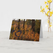 Happy Birthday in de herfst (herfst) CC0801 Kaart (Gele Bloem)