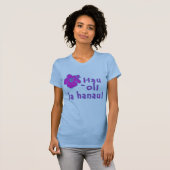 Happy Birthday in Hawaiian T-shirt (Voorkant volledig)