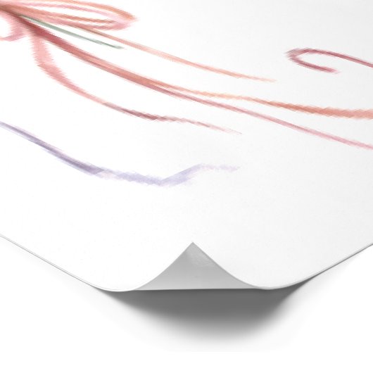 Happy Birthday in het Iers Gaelic Poster (Hoek)