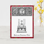 Happy Birthday in het Latijn voor de katholieke pr Kaart (Gele Bloem)