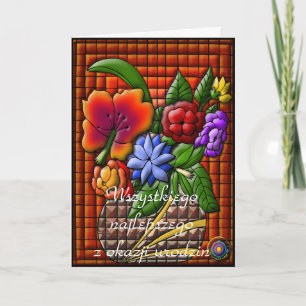 Happy Birthday in het Pools Kaart