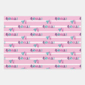 Happy Birthday in Koreaans 생 일 축 해 요 Inpakpapier Vel (Voorkant 3)