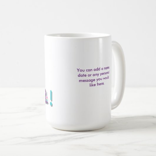 HAPPY BIRTHDAY IN KOREAN 생 축 하 요 KOFFIEMOK (Voorkant rechts)