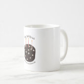 Happy Birthday in Korean Hangeul Koffiemok (Voorkant rechts)