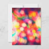 Happy Birthday in Sprinkles Invitation Kaart (Achterkant)