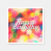 Happy Birthday in Sprinkles Servet (Voorkant)