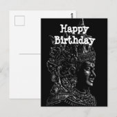 Happy Birthday indian sculture Briefkaart (Voorkant / Achterkant)