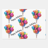 Happy Birthday Inpakpapier Vel (Voorkant 2)