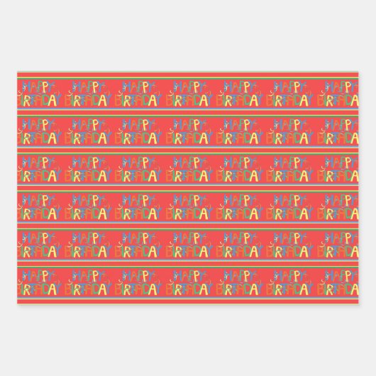 Happy Birthday Inpakpapier Vel (Voorkant 3)