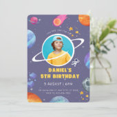 Happy Birthday Invitation Kaart (Staand voorkant)