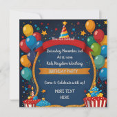 Happy Birthday Invite (Voorkant)