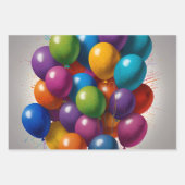 Happy Birthday Invite Inpakpapier Vel (Voorkant)