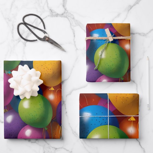 Happy Birthday Invite Inpakpapier Vel (Voorkant)