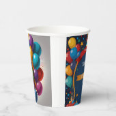 Happy Birthday Invite Papieren Bekers (Rechts)