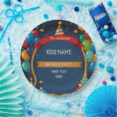 Happy Birthday Invite Papieren Bordje (Feest)