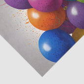 Happy Birthday Invite Tissuepapier (Detail)