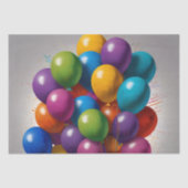 Happy Birthday Invite Tissuepapier (Voorkant)