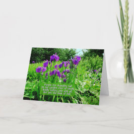 Happy Birthday-Iris Garden Kaart