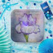 Happy Birthday Iris Papier Borden Papieren Bordje (Feest)