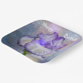 Happy Birthday Iris Papier Borden Papieren Bordje (Gebogen)