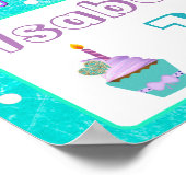 Happy Birthday Isabella Persoonlijke foto Poster (Hoek)