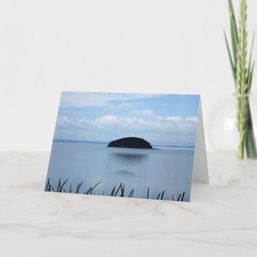 Happy Birthday-Isle in de mist Kaart (Voorkant)