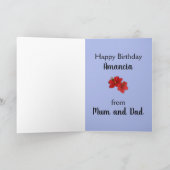 Happy Birthday Jamaican Tropical Oerwoud Patterned Kaart (Binnen)