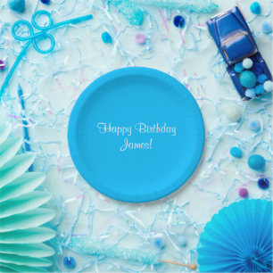 Happy Birthday (James) Name here Papieren Bordje
