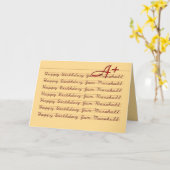 Happy Birthday Jan Kaart (Gele Bloem)