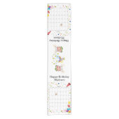 Happy Birthday January 2022 Agenda Korte Tafelloper (Voorkant)