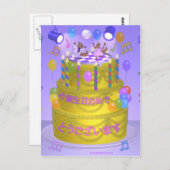 Happy Birthday (Japans) Briefkaart (Voorkant / Achterkant)