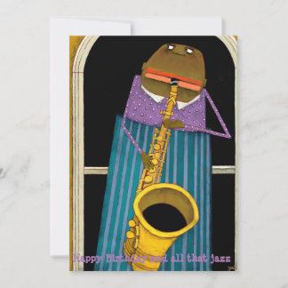Happy Birthday Jazz Card Feestdagenkaart