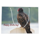 Happy Birthday je oude buzzard Groot Cadeauzakje (Achterkant)