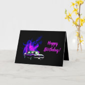 Happy Birthday, Je smelt mijn banden, Grappige Hot Kaart (Gele Bloem)