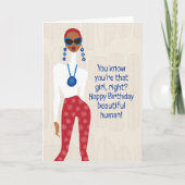 Happy Birthday - Je weet dat je dat meisje bent, t Bedankkaart (Voorkant)