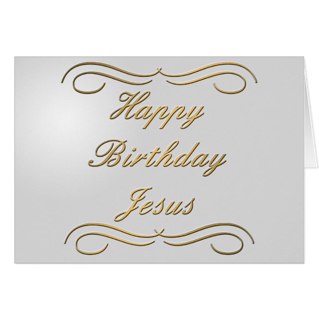 Happy Birthday Jesus (Voorkant Horizontaal)