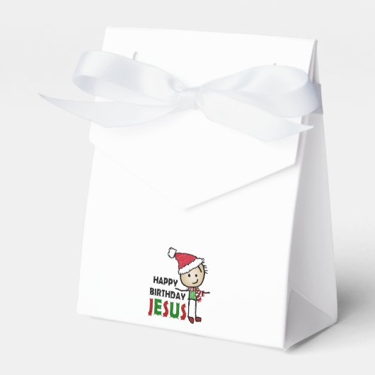 Happy Birthday Jesus Bedankdoosjes (Voorkant Zijde)