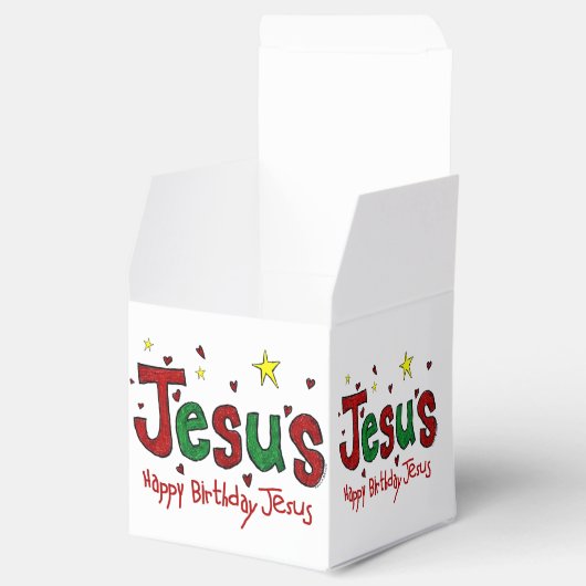 Happy Birthday Jesus Bedankdoosjes (Geopend)