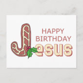 Happy Birthday Jesus Briefkaart (Voorkant)